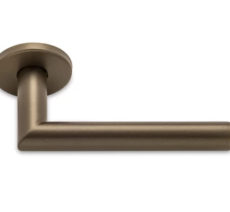 BASICS LB2-19 deurkruk paar op rozet EN1906 brons 