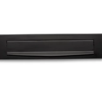 BASICS LB535 briefplaat buiten 330X80 zwart