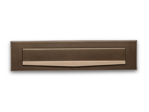 BASICS LB535 briefplaat buiten 330X80 brons  kopen in Alkmaar bij Postma en Postma